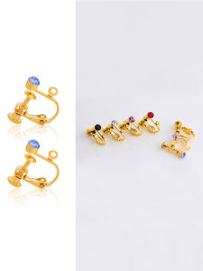 Japanese Style Non-Piercing Earrings Ear Clip Converter Handy Gadget Female Minimalist DIY Accessories Material Spiral Hair Pin Sticky Pearl