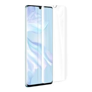 Henyou | Full Screen Coverage Huawei P60 Pro Tempered Glass Film High Definition Curved Surface Heat Bend Privacy Water Condensation Proof Full Protection Anti Finger Print Auto Repair