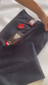 Quần Tây Nam 1ly Vĩnh Tiến Dáng Trung Niên 445 Nhiều Màu- Mẫu Xanh Than