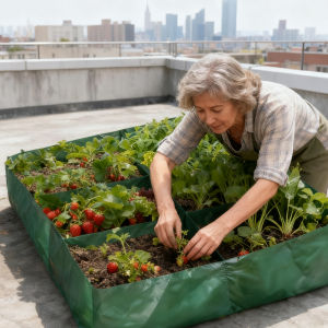 ถุงปลูกต้นไม้สำหรับปลูกในร่ม กระถางขนาดใหญ่สำหรับปลูกต้นไม้กลางแจ้ง ระเบียง โรงเรือน สวน อุปกรณ์ทำสวน ถุงปลูกต้นไม้ เครื่องมือ