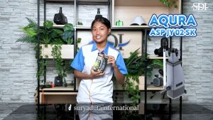 AQURA ASP JY 02 SK Skimmer Surface Filter Minyak Kotoran Air Aquarium