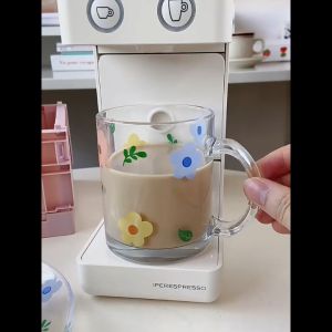 BizHome เซ็ตจาน แก้วน้ำน ชาม ดอกไม้น่ารัก ชุดเครื่องครัว ขายแยกชิ้น Tableware