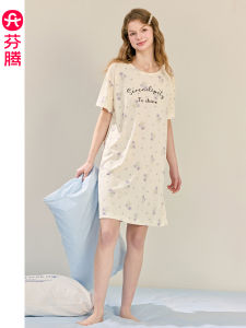 FENTENG | Summer Cute Sweet Thin Women Sleep Dress