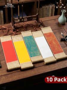 ZHAISHISANLU | Calligraphy Rice Paper Scroll Blank Semi-processed 10 Pcs