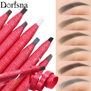 Dorisna 7 Color Peelable Eyebrow Pencil Natural Makeup Eye Brow Pen Cosmetics