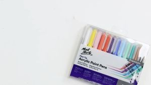 Mont Marte Flexi Tip Acrylic Paint Pens Premium 12pc
