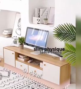 140cm TV Cabinet For 30-65 TV Wooden TV Rack TV Cabinet Organizer For Living Room TV Stand Storage Cabinet