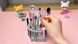 72/45Holes Portable Makeup Brush Eyebrow Pencil Lipstick Beauty Tools Storage Holder Box