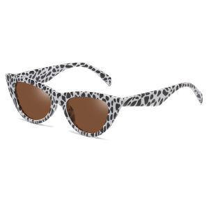 2026 Fashion Black White Polka Dot Sunglasses Gradient Lenses Personality Design White Frame Eyeglasses Trendy Personality