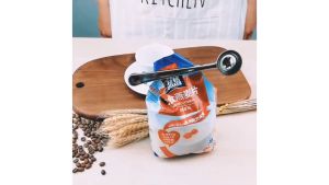 Newyorkbigsale ช้อนตวงกาแฟ ช้อนตวงพร้อมที่หนีบ ช้อนตักกาแฟ สแตนเลส หนีบถุง No.Y1319