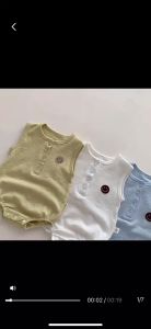 Body Chip bé trai bé gáI dễ thương Bodysuit cho bé chất vải Tăm Lạnh mềm mát mẫu áo liền quần 0-12M