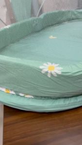 ที่นอนมุ้งครอบเด็กอ่อนสำเร็จรูป มุ้งกันยุงเด็กอ่อน ที่นอนเด็กแบบพกพา พร้อมมุ้งครอบกันยุงและแมลง