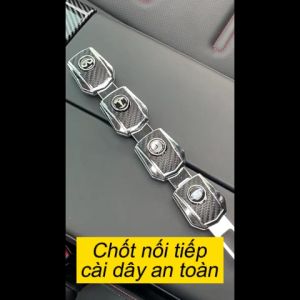 Chốt Carbon Cắm Đai An Toàn Cho Ô Tô Có thể Cắm Nối Tiếp Full Các Hãng Xe