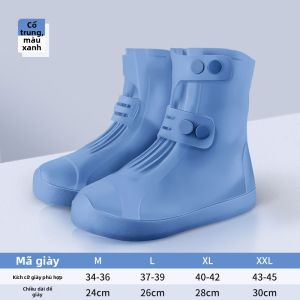 ZHENGYU | Giày Mưa Chống Trượt Bền Nước Đế Dày