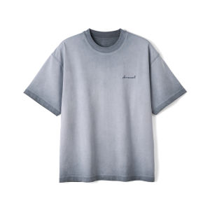 Simwood | Loose Vintage Washed Chain Embroidery T-Shirt