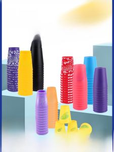 Youxin Quick Stack Cup Mini Flying Saucer Competition Special Childrens Toy Plastic Speed Stacking Cups for Kindergarten