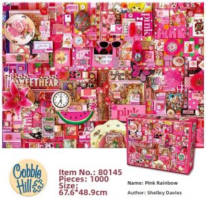 Cobble Hill | Adult Educational Rainbow Puzzle 1000 Pieces