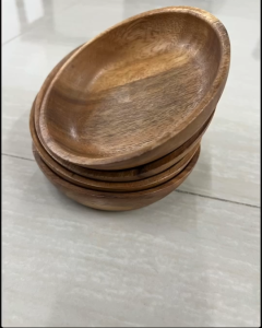 D3 058 13*13*3 Mini Bowl Plate Wood Sold as  50% OFF 50% OFF