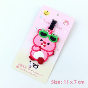 Cute Luggage Tag Boarding Pass Anti-Lost Listing Travel Boarding Pass Silicon Baggage Tag Luggage Tag Ins Bag Decoration Pendant