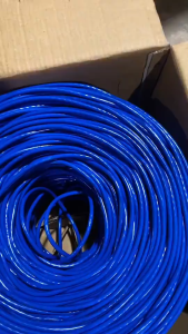 XLL สาย แลน CAT6 Indoor LAN Network cable UTP สีน้ำเงิน ไม่เข้าหัว ความยาว 305M. สาย lan cat6