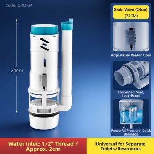 TAOSHI | Universal Inlet & Drain Valve For Toilet