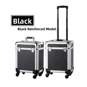 Large Capacity ALUBOX Tool Chest with Handle Beauty Nail Art Supplies Storage Box Embroidery Tools Organizer Professional Use