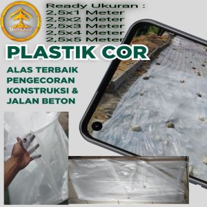 Terpal Bening Transparan UV. Ukuran Lebar 25 Meter