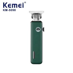 Kemei KM-5098 Professional Hair Clipper Hair Cutting Machine All-around Outlining Close-cutting Machine T-blade Dry-shaving