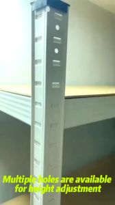 Rack Steel Storage Shelves Metal rack 6 Layers Adjustable Boltless organizer rack shelf Stainless rack storage Angle Rack Metal Shelf