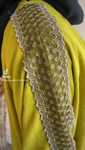 Gamis Kaftan Renda & Desain Kaftan Nyaman