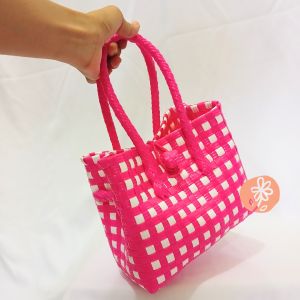 TAS ANYAMAN JALI MINI CANDY FANTA TAS WANITA BAHAN PLASTIK