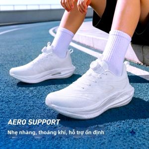 Giày Thể Thao Mùa Hè Đế Mềm Thoáng Khí Màu Trắng