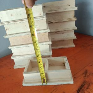 5pcs tempat pakan merpati anti tumpah bahan multriplek