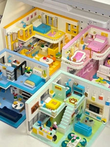 Princess Villa House Building Blocks Educational Toys for Girls Aged 10 And above Assembly Toys High Quality Plastic