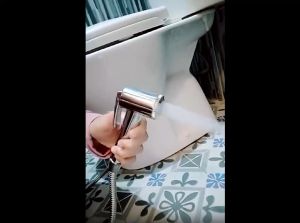 Grosir Paket 3 in 1 Jet Kloset Shower Cebok toilet Shower Bidet dengan 2 Fungsi semprotan Modern