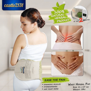 Castle2131 Hot Compress Bag Cold Compress Waist Pad Natural Pain Relief Aromatherapy