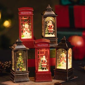 Christmas Led Light Lantren Christmas Decoration for Home Room Bedroom Fairy Lights New Year Decorative Lamp