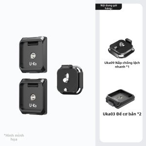 Ulanzi | Tấm Plate Chống Xoay UKA09 Tương Thích Hệ Thống Uka & F38