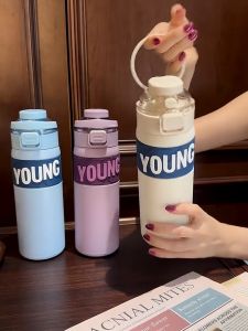 660ML Stainless Steel Bottle Water Bottle Flask Botol Air Tumbler Mug Cup Thermos Bottle Drinking
