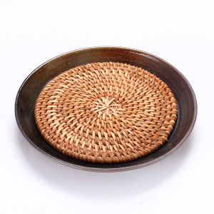 Phong Cách Nhật Bản Gốm Trà Thô Đồ Trang Trí Lễ Trà Cách Nhiệt Miếng Lót Retro Nguyên Tố Nhà Trà Pha Thảm