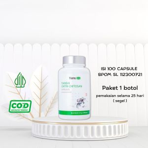 Tianshi Chitin Chitosan Tiens Asam Lambung Gerd - Obat Lambung isi 100 Capsule