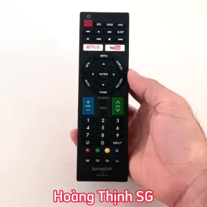 Remote điều khiển tivi SHARP Mã 01 điều khiển TV SHARP - Tặng kèm pin-T&U Remote