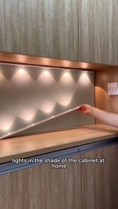 3 Colors Magnetic Motion Sensor Light Led Light Strip Wirless USB recharge for Bedroom Wardrobe Cabinet Study Lamp