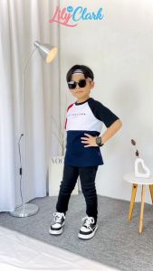 Lily And Clark Kaos Anak Laki-Laki Warna Putih Combine - KLC75