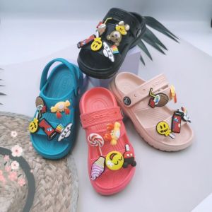 Kids Cartoon Sandal Girl Platform Sandal With Free Jibbitz Sandal Budak Terbaru Kasut 热销儿童卡通凉鞋