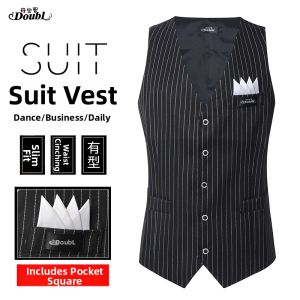 DANBAOLUO | Ballet Dancing Teacher Striped Waistcoat Performance Dance Top