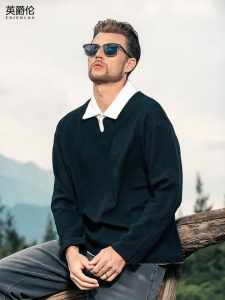 Enjeolon | Áo Hoodie 330G Ấm Áp với Chất Liệu Waffle và Thiết Kế Giả Hai Mảnh