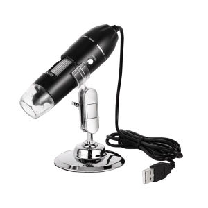 【HRFS】 LED Digital Microscope with Stand Soldering Magnifier Endoscopic 500X 1000X 1600X for Cell Phone Repair