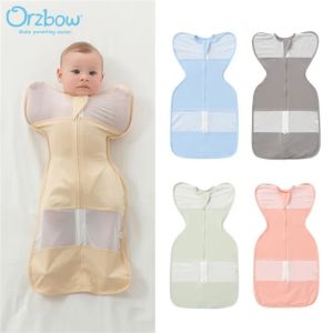 Orzbow Baby Sleeping Bag Newborn Wrap Swaddle Soft for 0-9 Months Infant Sleep Blanket Swaddling for Boys or Girls