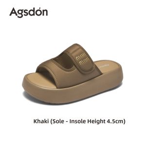 Agsdon | Breathable Thick-soled Sandals with Magic Tape